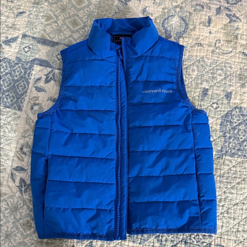 Vineyard Vines Vibrant Blue Quilted Vest. Excellent condition worn 2-3 times